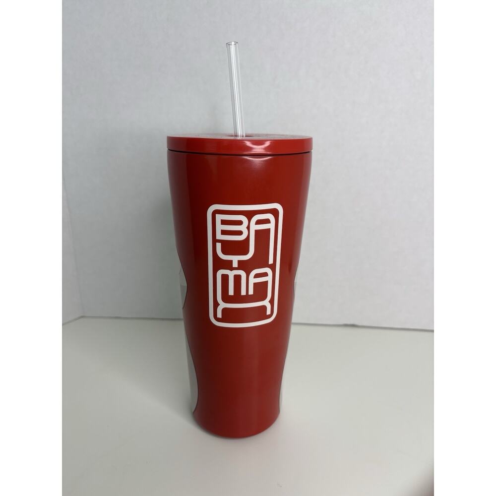 Disney Parks Baymax Big Hero 6 Tumbler 22oz Cup Straw Heart Red White - Picture 3 of 5